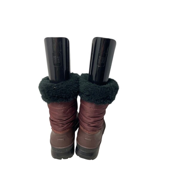 Sorel Duck Boots Women's Size 10 Maroon Boho Embroidered High Ankle Winter - Picture 3 of 12